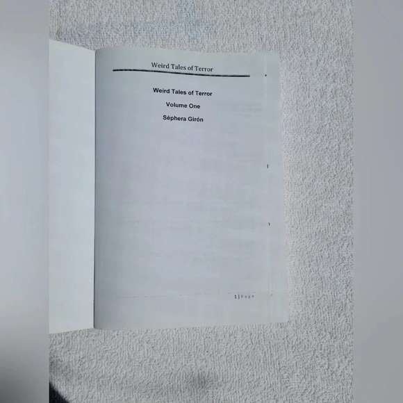 Weird Tales of  Terror Softcover Out of Print Rare - Picture 2 of 7